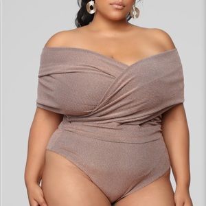 Ex Sir Bodysuit - Rose Gold